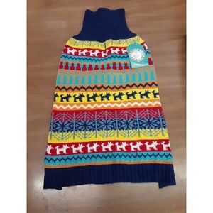 Mihachi Pet Sweater Multicolor NWT Size Medium